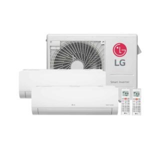 Ar Condicionado Multi Split Bi Split Inverter LG 24000 BTUs (1x9000+1x18000) Quente e Frio 220V