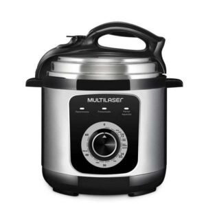 Panela de Pressão Elétrica 5L 127V Prata/Preto- CE061 CE061