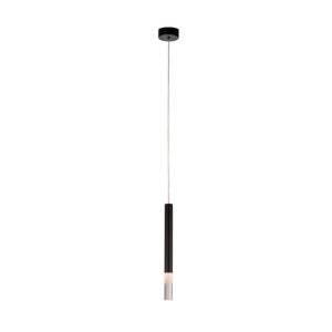 Pendente Led Metal Acrilico Preto 3w 3000k Cissy