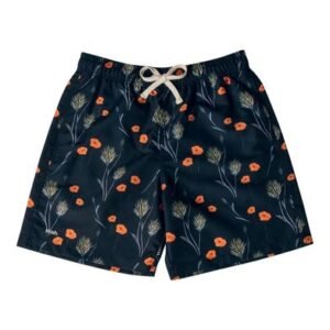 Shorts Casual Floral Pincelado P