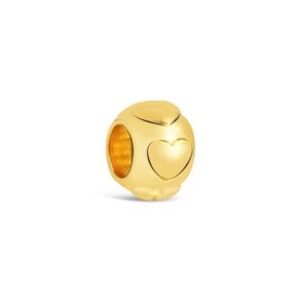 Separador Life Coração com Banho Ouro Amarelo