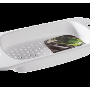 Escorredor para pia Basic 47,2 x 21,2 x 6,3 cm - Branco Coza