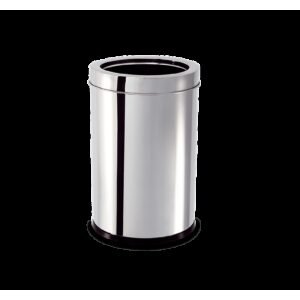 Lixeira Inox com Aro 7,8litros Decorlinelixeiras Ø 18,5x29cm