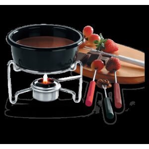 Aparelho de Fondue Brinox Fondue & Petiscos 7 Peças Preto