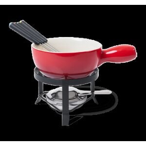 Conjunto para Fondue 8 peças - Vermelho Brinox