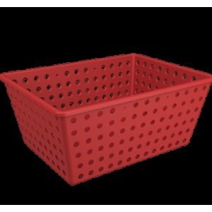 Cesta One Maxi 39 x 30 x 16,8 cm - Vermelho Bold Coza