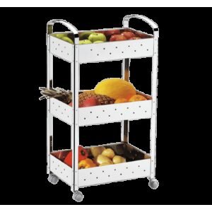Organizador Inox - Suprema 40 x 28 x 77 cm - Brinox
