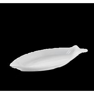 Travessa Peixe - Texture 28 x 13,5 x 2,7 cm - Branco Haus