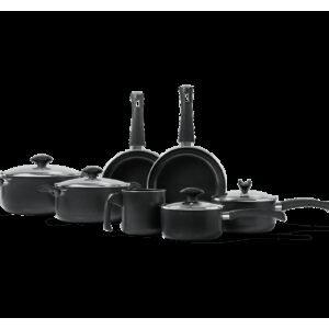 Jogo de Panelas 7 peças Masala Brinox - Preto Brinox