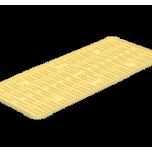 Tapete de Pia Amarelo Single Coza 42,2 x 17,4 x 1 cm - Amarelo Coza
