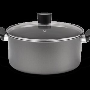 Caçarola Com Tampa Garlic Ø 22x10cm 3,4l Brinox 22x10cm 3,4l - Grafite Brinox