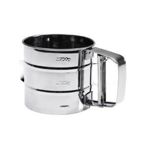 Caneca Peneira e Polvilhador Glacê 15,7cm Brinox