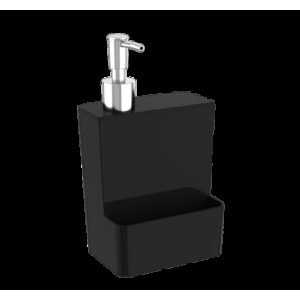 Dispenser New Glass 600ml Coza - Preto Coza