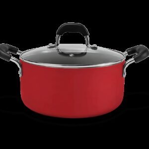 Caçarola com tampa Ø24 Saffron - Brinox 24 cm - Vermelho Brinox