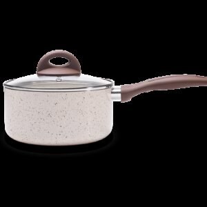 Panela com tampa Ø16 Ceramic Life Granada indução - Brinox 16 cm - VANILLA Brinox