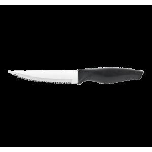 Faca multiuso ideal para todos os cortes 4 1/2 polegadas (22x2,4x1,7 cm) inox cabo preto linha Cross Brinox - Inox e Preto