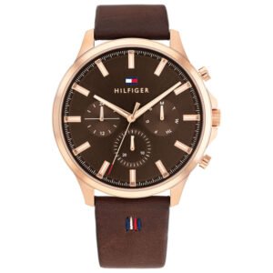 Relógio Tommy Hilfiger Masculino Couro Marrom 1710497