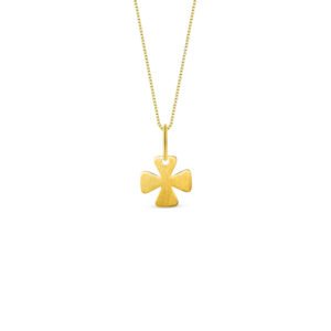 Pingente Trevo Ouro Amarelo