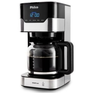 Cafeteira Philco Touch 800W Platinum 220V PCFD38PL