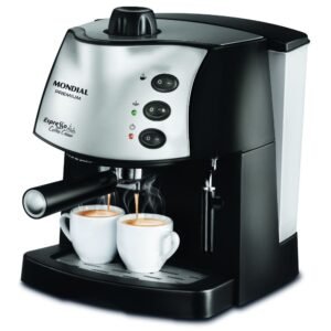 Cafeteira Expresso Mondial Coffee Cream Preto 127V C-08 1850-01
