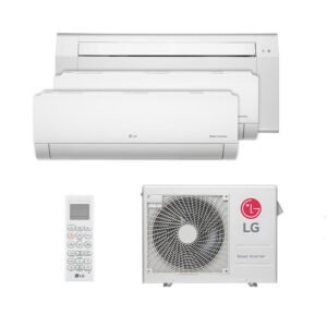 Ar Condicionado Multi Tri Split Inverter LG 2X9000 Btus Hw + 1X12000 Btus Cassete 1 Via Quente/Frio 220V Monofásico A3UW24GFA2.AWGZBRZ