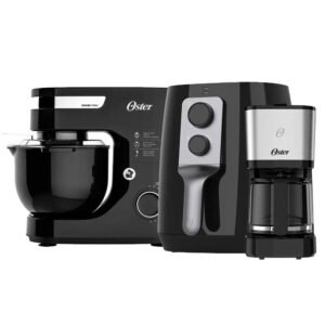 Kit Black Batedeira Planetária Fritadeira Cafeteira Oster 127V