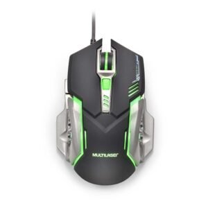 Mouse Gamer DPI 2400 Preto/grafite Multilaser MO269 