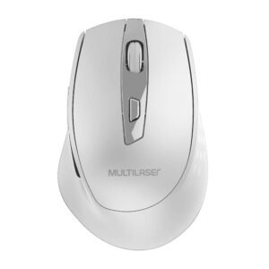 Mouse Sem Fio 2.4ghz 1600 Dpi 6 Botões Branco Usb Power