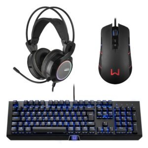 Mouse Gamer Rgb Perseus, Teclado Gamer Mecânico e Macro