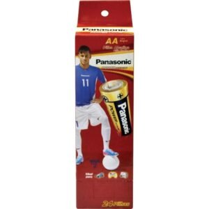 Pilha Alcalina Aa Shrink com 2 Tubo com 24 Pilhas Panasonic