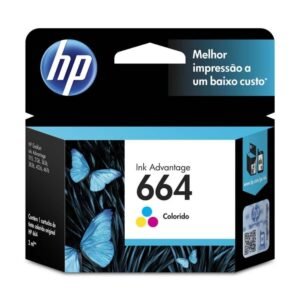Cartucho Hp 664 Jato De Tinta Tricolor 2ml - F6v28ab