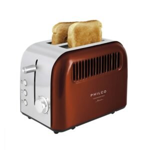 Torradeira Retrô Vermelha Philco 220V PTR02V