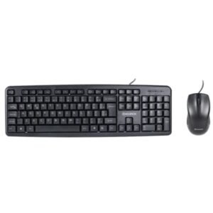 Kit Teclado E Mouse Usb Hoopson Com Fio Pra Computador