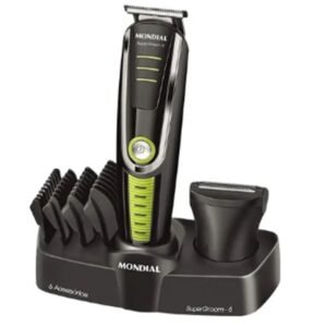 Máquina Corta Cabelo Mondial Super Groom Cortador Barba