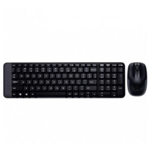 Teclado E Mouse Logitech Mk220, Sem Fio, Abnt2 - Preto