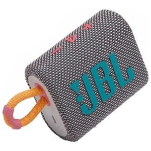 Caixa De Som Portátil Jbl Go3, 4,2w Rms, Bluetooth, à Prova D'água - Cinza