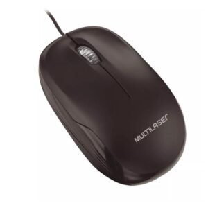 Mouse Box óptico Mo255 Multilaser, Com Fio, 1200dpi - Preto