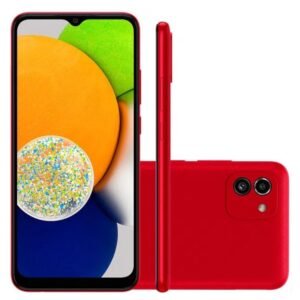 Smartphone Galaxy A03 64gb A035 Samsung Vermelho Bivolt