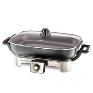 Panela Elétrica Oster Multifuncional Gran Sabor Ckstsk3009 4.5l Preto/inox 220v