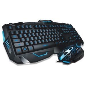 Teclado e Mouse Gamer Multilaser Multimidia Preto