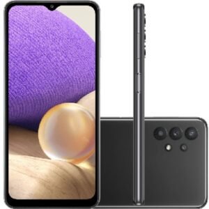 Smartphone Samsung Galaxy A32 128gb 5g Preto Câmera Quadrupla 48mp + Selfie 13mp Ram 4gb Tela 6.5"