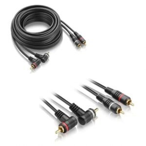 Cabo Rca Conector L 5 Metros Emborrachado Multilaser Au501