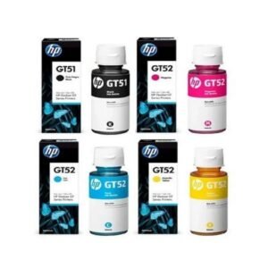 Kit 4 Refil Tinta Original Hp Gt 5822 | Gt51 | Gt52 K C M Y