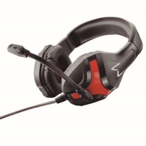 Headset Gamer Warrior Harve P2 Stereo Ph101 Preto Vermelho