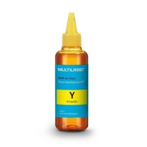 Refil De Tinta Hp 100ml Rf004 Amarelo