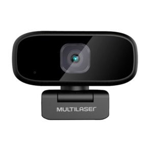 Webcam Full Hd 360° Automático 1080p Microfone Wc052 Preto