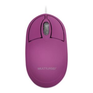 Mouse Classic Box óptico 1200 Dpi Full Rosa Usb Mo304 Rosa