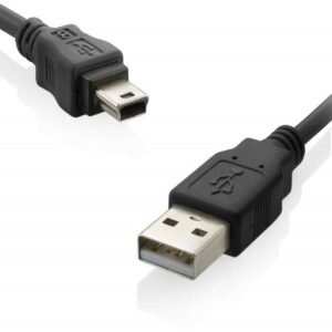 Cabo Usb A Macho X Mini 5pinos 1,5m Wi197 Preto