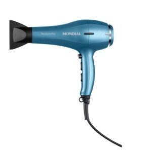 Secador De Cabelo Titanium Pro Mondial, Tourmaline íon, 2 Velocidades, 3 Temperaturas, 2000w, Azul - Spc-02 220v 220v