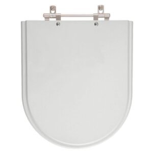 Assento Sanitário Poliester Duna Cinza Real para Vaso Deca